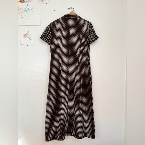 Vintage Norm Thompson | 100% Silk MIDI Dress - Picture 4 of 7